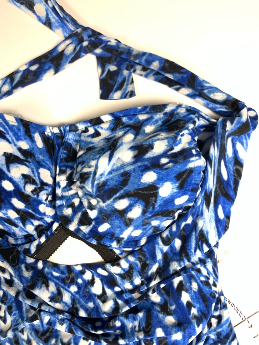 Magicsuit Tankini Top Womens Size 10 Blue Multi Halter Swimwear NWT $126 - Picture 6 of 13